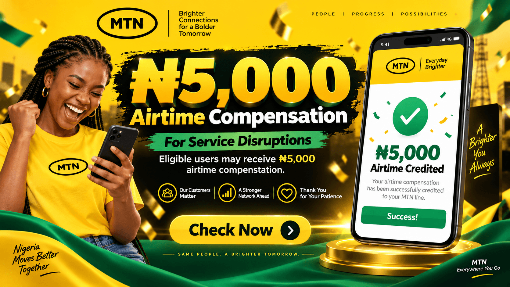 Airtime promotion information